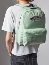 Sac  Dos 1 Compartiment Vans Vert backpack VN000H4Y-vue-porte
