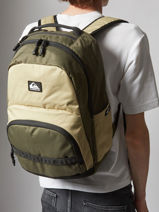 Sac  Dos 1 Compartiment Quiksilver Jaune youth access QYBP3733-vue-porte