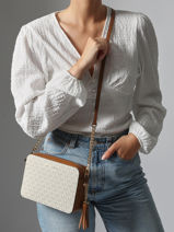 Sac Bandouli�re Jet Set Item Michael kors Beige jet set F8GF5M2B-vue-porte