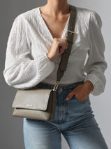 Cross Body Tas Nessa Leder Michael kors Beige nessa T5G8ZM1L-vue-porte