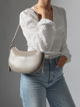 Besace Suave Ace Cuir Lancaster Beige suave ace 28-vue-porte
