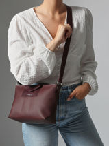 Sac Bandoulire Maya Double Kba Lancaster Rouge maya double kba 105-vue-porte