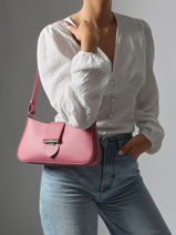 Sac Port paule Paris Ily Cuir Lancaster Rose paris ily 41-vue-porte