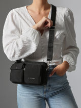 Sac Bandoulire Basic Pocket Lancaster Noir basic pocket 91-vue-porte