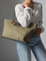 Sac Port paule Canvas Kba Lancaster Vert canvas kba 50-vue-porte