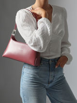 Bucket Bag Suave Leder Lancaster Roze suave ace 20-vue-porte