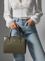 Trapezetas Smooth Leder Lancaster Groen smooth 3-vue-porte