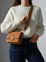 Sac Bandouli�re S Altesse Suede Etrier Rouge altesse suede EASU048S-vue-porte