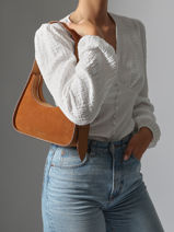Sac Port paule La Suite Cuir Paul marius Orange la suite VICTXSUI-vue-porte