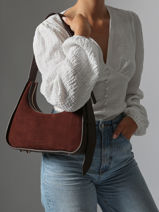 Sac Port paule La Suite Cuir Paul marius Marron la suite VICTOSUI-vue-porte