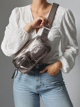 La Banane 90s Cuir Paul marius Gris 90