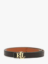 Ceinture Elmswood Lauren ralph lauren Noir elmswood 12912038