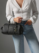 Handtassen Milano Ana Leder Lancaster Violet milano ana 108-vue-porte
