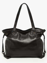 Sac Port� �paule A4 Cow Cuir Basilic pepper Noir cow 155N
