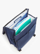 Sac  Dos 2 Compartiments Cabaia Bleu school L-vue-porte