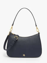 Sac Port� �paule Danni 26 Cuir Lauren ralph lauren Bleu danni 31883768