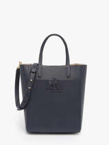 Sac Bandoulire Cameryn Cuir Lauren ralph lauren Bleu cameryn 31966760