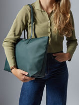 Schoudertas L.12.12 Concept Lacoste Violet l.12.12 concept NF1888PK-vue-porte