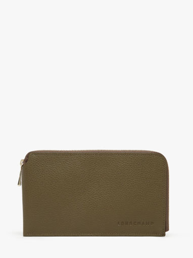 Longchamp Le foulonn Clutch Geel