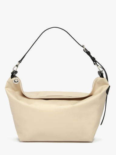 Longchamp Besace longchamp toile Schoudertas Beige