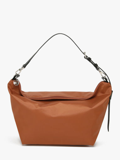 Longchamp Besace longchamp toile Schoudertas Beige