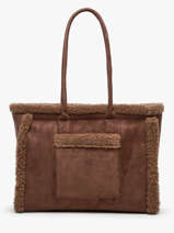Sac Port� �paule Sheep Polyester David jones Marron sheep CM7876