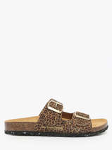 Slippers Uit Leder Les tropeziennes Beige women ZATIX