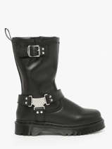 Laarzen Uit Leder Dr martens Zwart women 32199001