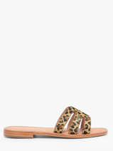 Mules Hadamia En Cuir Les tropeziennes Marron women HADAMIA