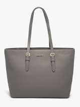 Schoudertas A4 Formaat Saffiano David jones Grijs saffiano 3