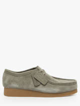 Mocassins En Cuir Clarks Vert men 26183447