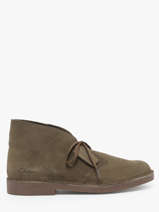 Enkellaarzen Uit Leder Clarks Groen men 26183838