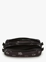 Trousse 2 Compartiments Roxy Noir back to school RJAA4392-vue-porte