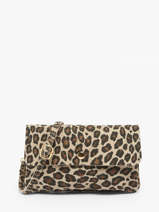 Sac Bandoulire Velvet Leopardo Cuir Milano Beige velvet leopardo VL23067