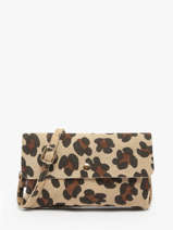 Sac Bandouli�re Velvet Leopardo Cuir Milano Beige velvet leopardo VL23067