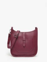Sac Bandoulire Caviar Cuir Milano Violet caviar CA25067