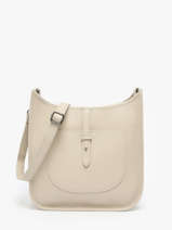 Sac Bandouli�re Caviar Cuir Milano Beige caviar CA25068