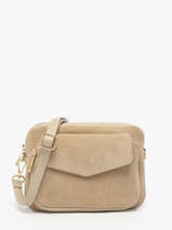 Sac Bandoulire Velvet Caviar Cuir Milano Beige velvet caviar VC25067
