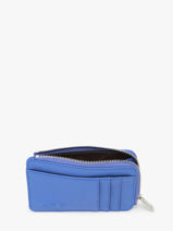 Portemonnee Met Kaarthouder Leder Nathan baume Blauw original n 217N-vue-porte