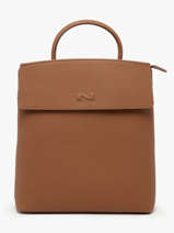 Sac  Dos Cassandra Cuir Nathan baume Marron nathan 22