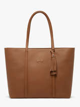 Sac Port paule Nathan Cuir Nathan baume Marron nathan 1