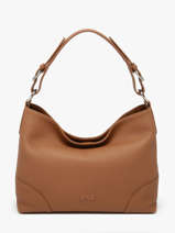 Sac Port paule Tango Bis Cuir Nathan baume Marron nathan 52