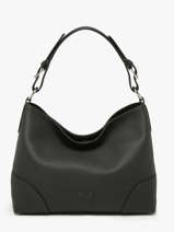 Sac Port� �paule Tango Bis Cuir Nathan baume Noir nathan 52
