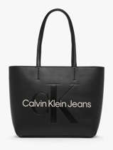 Sac Port paule Sculpted Calvin klein jeans Noir sculpted K610276