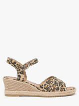Sandales Talon Compens Tamaris Multicolore women 42