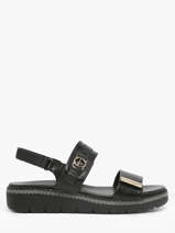 Sandales En Cuir Tamaris Noir women 44