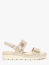 Sandales En Cuir Tamaris Beige women 44