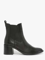 Bottines  Talon En Cuir Tamaris Noir women 45