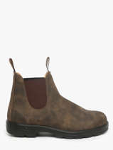 Chelsea Boots Uit Leder Blundstone Bruin men 585