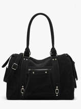 Sac Port paule Velvet Miniprix Noir velvet F7509
